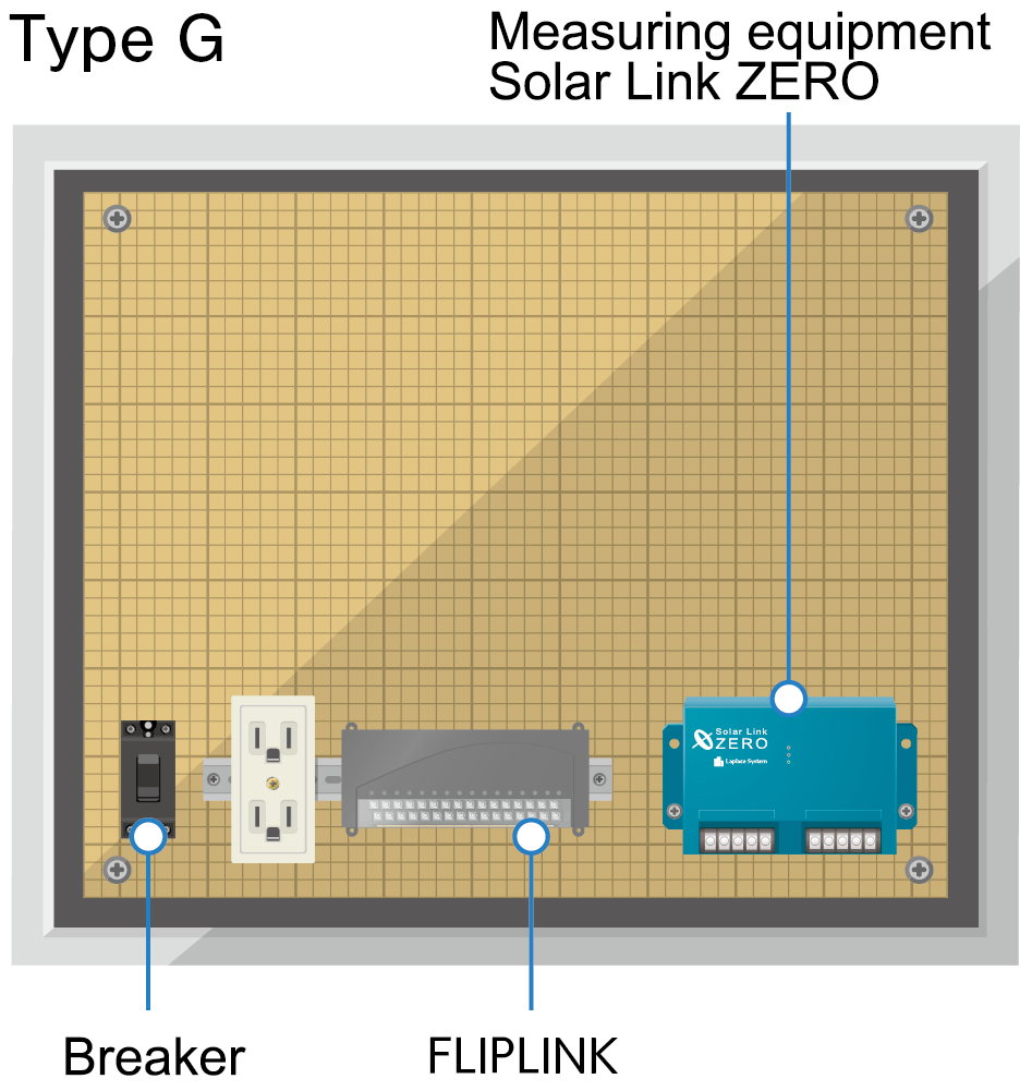 収納盤画像（TypeG）
